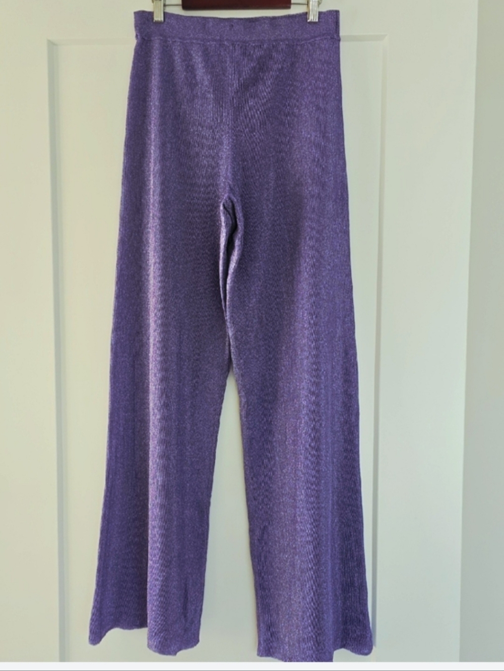 Missoni Lavender Wide-Leg Knit Pants